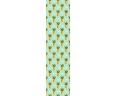 Scenolia Stickers géant papier peint déco ANANAS CURAÃAO 60 x 240 cm | Déco murale Qualité HD