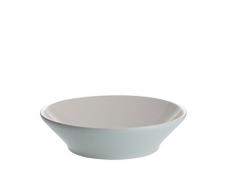 Alessi Tonale Assiette creuse en céramique vert, Lot de 4