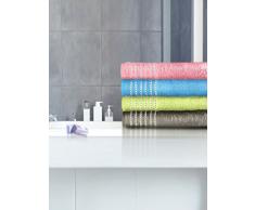 Santens Serviette de Toilette OXIA Azur 50100, Coton, 50x100 cm