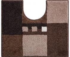 Linea Due MERKUR Tapis de Bain, Polyacrylique Supersoft, Marron, 50x60 cm