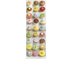1art1 Muffins Poster de Porte - Muffins GlacÃ©s par Howard Shooter (158 x 53 cm)
