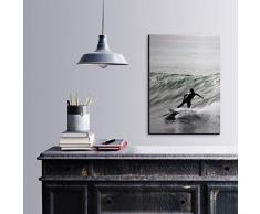 Bonamaison DÃ©coration Murale Impression sur Toile, Dimensions: 50 x 70 Cm - ConÃ§u et fabriquÃ© en Turquie