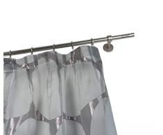 Tringle Ã rideaux: Ã 20 mm, L. 240 cm. avec tappo chic en acier satinÃ© - complet
