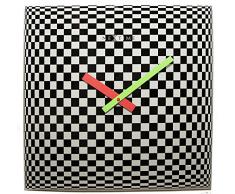 NeXtime 8178 Victor Horloge Verre Multicolore 43 x 43 x 3,5 cm