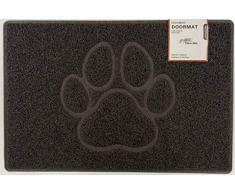 Nicoman â Paillasson avec Impression de Patte en Relief, Paillasson Spaghetti, Marron, Small (60x40cm)