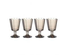 Villeroy & Boch OpÃ©ra Smoke Verre Ã vin rouge, Lot de 4, 285 ml, Cristal, Transparent/Gris