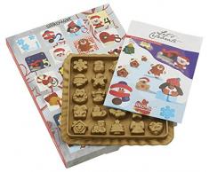 Silikomart 25.741.63.0060 CA01 Moule Silicone avec Compte à Rebours Calendrier Doré