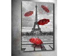 Bonamaison Peinture sur toile, multicolore, 30 x 40 cm - ConÃ§u et fabriquÃ© en Turquie