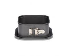 patisse 02919 Moule CarrÃ© AntiadhÃ©sif Bord Haut Acier RevÃªtu Gris Anthracite 16 x 16 x 9,5 cm