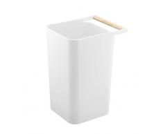 Yamazaki 3132 Poubelle, Bois, WeiÃ, Taille Unique