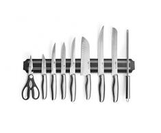 Magnani 9 pièces Ensemble de Couteaux, INOX, Acier, 37 x 22 x 6 cm
