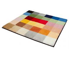 Kleine Wolke Tapis de Bain Cubetto 75x75cm Multicolore, polyacrylique, 75 x 75 x 2 cm