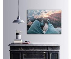 Bonamaison DÃ©coration Murale Impression sur Toile, Dimensions: 100 x 70 Cm - ConÃ§u et fabriquÃ© en Turquie