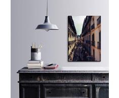 Bonamaison DÃ©coration Murale Impression sur Toile, Dimensions: 50 x 70 Cm - ConÃ§u et fabriquÃ© en Turquie