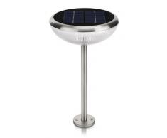 Philips Luminaire Extérieur LED Borne/Potelet Well Métal à Energie Solaire
