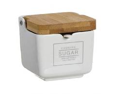 DCASA Sucrier Couvercle Bambou HOME Mixte Adulte, SynthÃ©tique