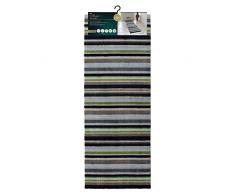 JVL Mega Tapis de Couloir très Absorbant Lavable en Machine Motif Rayures Multicolore Taille Unique