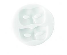 Silikomart 71.323.00.0096 Moule pour Pâte à Sucre SLK223 Masques Silicone Blanc