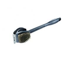 GEFU GE89160 Brosse de Nettoyage pour Barbecue 3 en 1 Acier Inoxydable Noir 38,5 x 8,5 x 8,5 cm