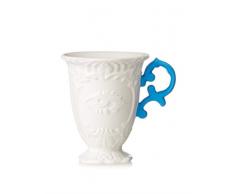 SELETTIÂ âÂ I â Contrebande Mug en Porcelaine, Blanc/Bleu Clair, 10Â cm de diamÃ¨tre, 11.5Â cm de Hauteur