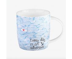 LEGAMI Tasse Aphorism Buongiorno Every Day is an Adventure