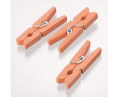 Efco Fil Pinces Ã Linge, en Bois, Orange, 30Â mm, 40