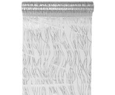 Santex 4066 Chemin de Table Strié Argent