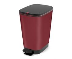 KIS | Poubelle Ã pÃ©dale CHIC BIN COLOURS M, Paprika, PEDAL BIN, 27x41x45 cm