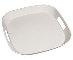 zuperzozial Foursquare Plateau de Service en Nylon Blanc