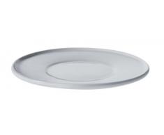 Alessi Ajm28/79 Platebowlcup Soucoupe Pour Tasse Ã ThÃ© en Porcelaine Blanche, Set de 4 PiÃ¨ces