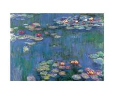 Affiche 24x30 cm NymphÃ©as / Water Lilies / Seerosen Claude MONET (1840-1926)