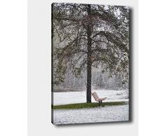 Bonamaison Peinture sur toile, multicolore, 40 x 60 cm - ConÃ§u et fabriquÃ© en Turquie