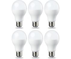 AmazonBasics Ampoule LED E27 A60 avec culot Ã vis, 14W (Ã©quivalent ampoule incandescente 100W), blanc chaud, dimmable - Lot de 6