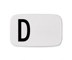 Design Letters Lunch Box Plastique Blanc/Noir 18 cm