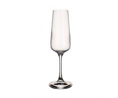Villeroy & Boch Ovid Flûtes à champagne, Lot de 4, 250 ml, Cristal, Transparent