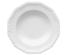 Rosenthal 10430-800001-10323 Assiette Creuse 23 cm, Porcelaine, Blanc