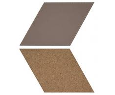 Freeform FFCD2284Â Â Dessous de Plat, Simili Cuir, Taupe, 27,5 x 16 cm