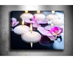 Bonamaison Peinture sur toile, multicolore, 30 x 40 cm - Conçu et fabriqué en Turquie