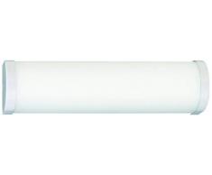 Briloner Leuchten 2109-026 Lampe de Salle de Bain à 2 Ampoules E14, Protection IP23 Blanc
