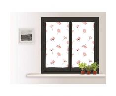 Soleil docre Paire de Brise bise en Coton 60x90 cm PETALE Rose, Polyester