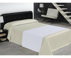 SABANALIA RhinestoneÂ âÂ Couvre-lit de PiquÃ© (Disponible en Plusieurs Tailles et Couleurs), lit 90Â âÂ 180Â x 280, Ã©cru