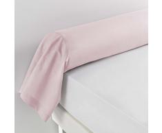 Douceur dIntÃ©rieur Lina Taie de Traversin, Coton, Rose Clair, 85 x 185 cm