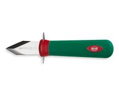 Sanelli Premana Couteau Ouvre Huitres, Acier INOX, Vert, 9 cm