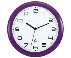 Alba HORNEW P Quartz Horloge Silencieuse Prune 30 x 5,5 x 30 cm