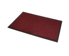 JVL Heavy Duty antidérapant Barrière de Porte Tapis de Sol â 80 x 140 cm, Rouge/Noir