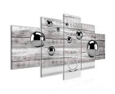 Tableau decoration murale 3D Balles 200 x 100 cm - XXL Impression sur Toile Salon Appartment 5 Parties - prêt à accrocher - 504351a