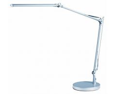 Alco 9078, lampe de bureau LED, denviron 53 x 59 x 12,5 cm, argent, métal, 53 x 59 x 12,5 cm