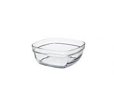 Duralex - Coupelle CarrÃ©e 14cm Lys Transparent - Lot de 6
