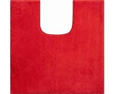 Grund b2777Â de BaseÂ âÂ 005207063Â Manhattan de WC avec dÃ©coupe Tapis de Bain, Coton, Rubis, 55Â x 55Â cm