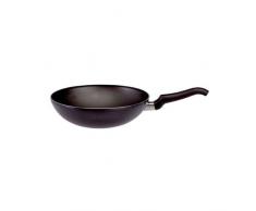 Ballarini Firenze Wok 1 Manche, Cortan, Noir, DiamÃ¨tre 28 cm